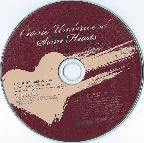 Carrie Underwood Some Hearts Cd